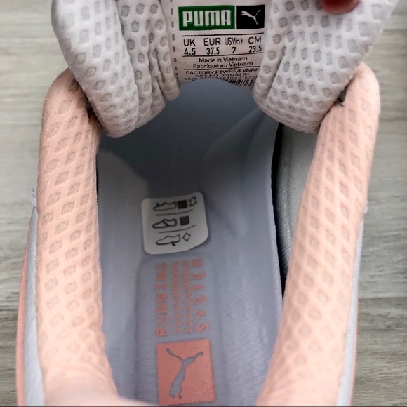 Puma RSX Tech Peach White Running System Sneakers - Picture 10 of 11